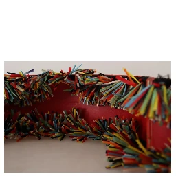 Multicolor Floral Wide Waist Carretto Belt