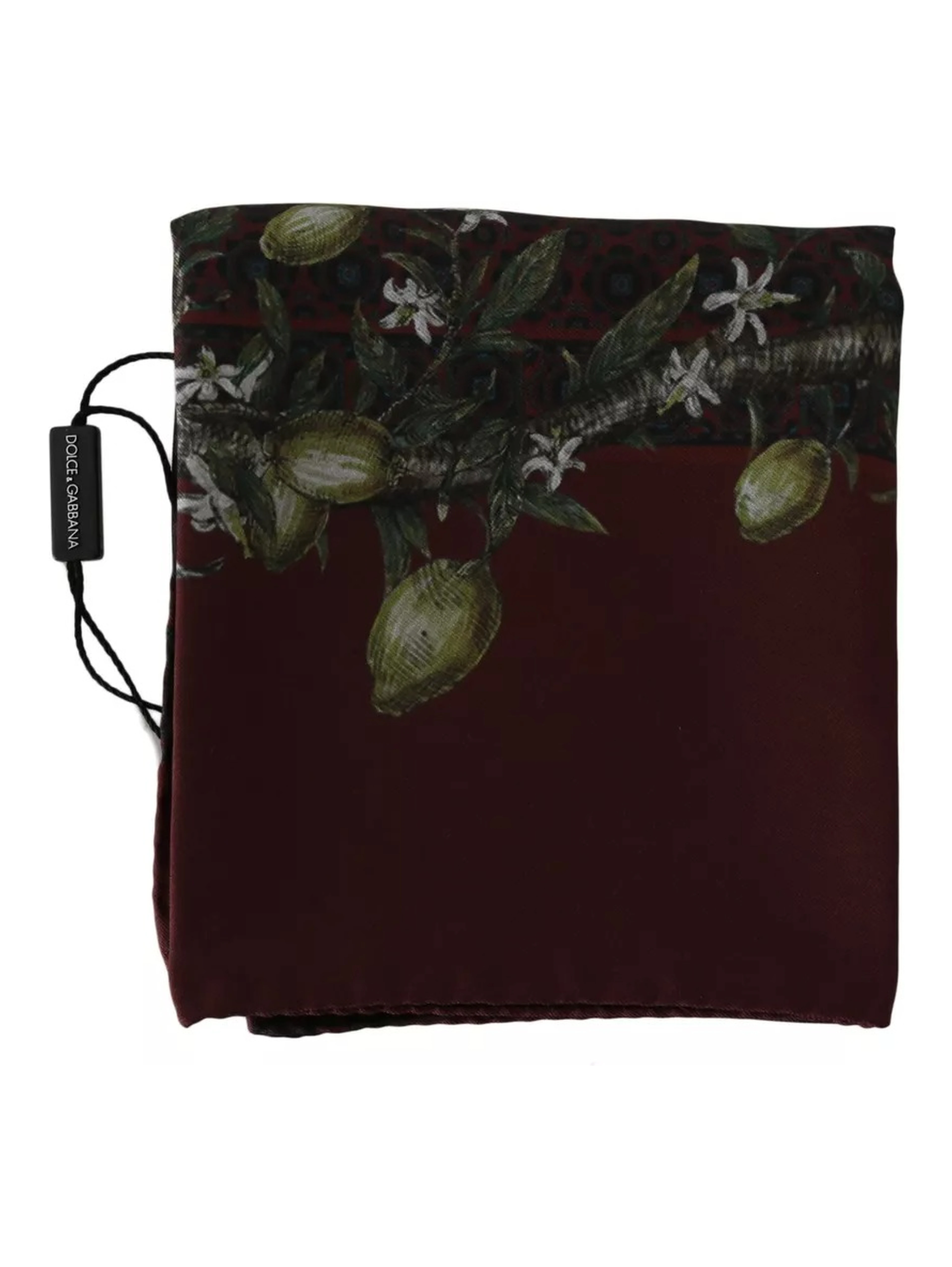 Bordeaux 100% Silk Floral Wrap Women Scarf