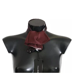 Bordeaux 100% Silk Floral Wrap Women Scarf