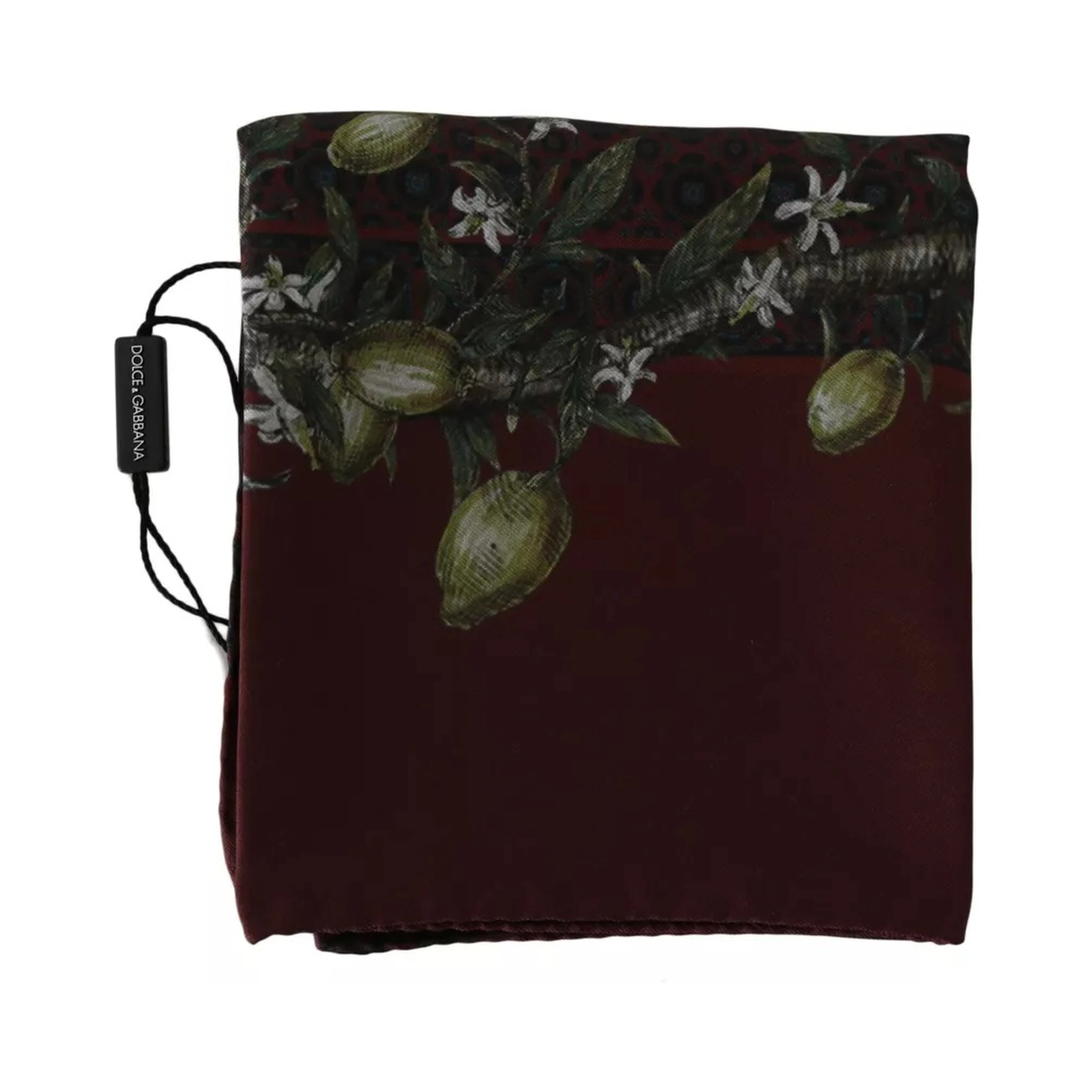 Bordeaux 100% Silk Floral Wrap Women Scarf