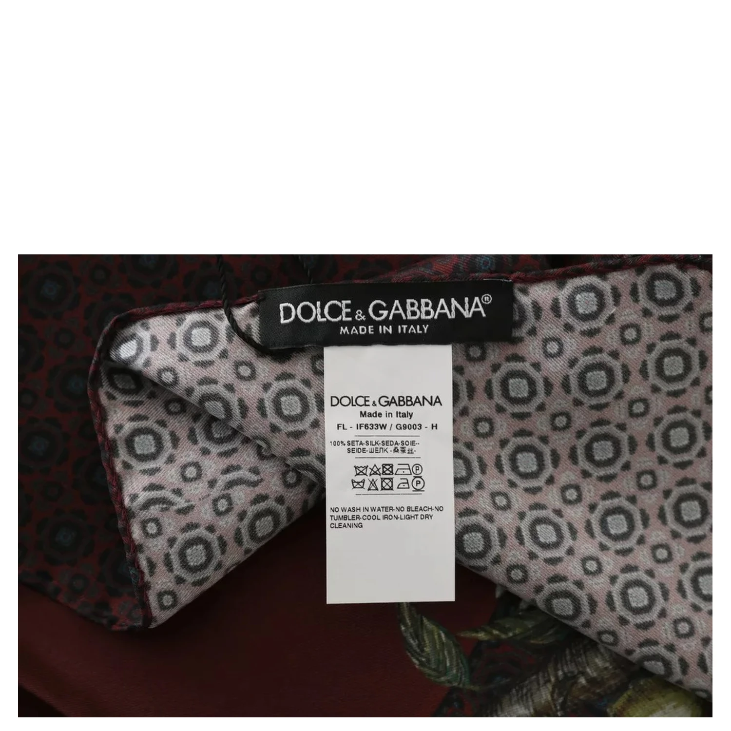 Bordeaux 100% Silk Floral Wrap Women Scarf