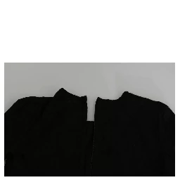 Black Lace Long Sleeves Blouse STAFF Top