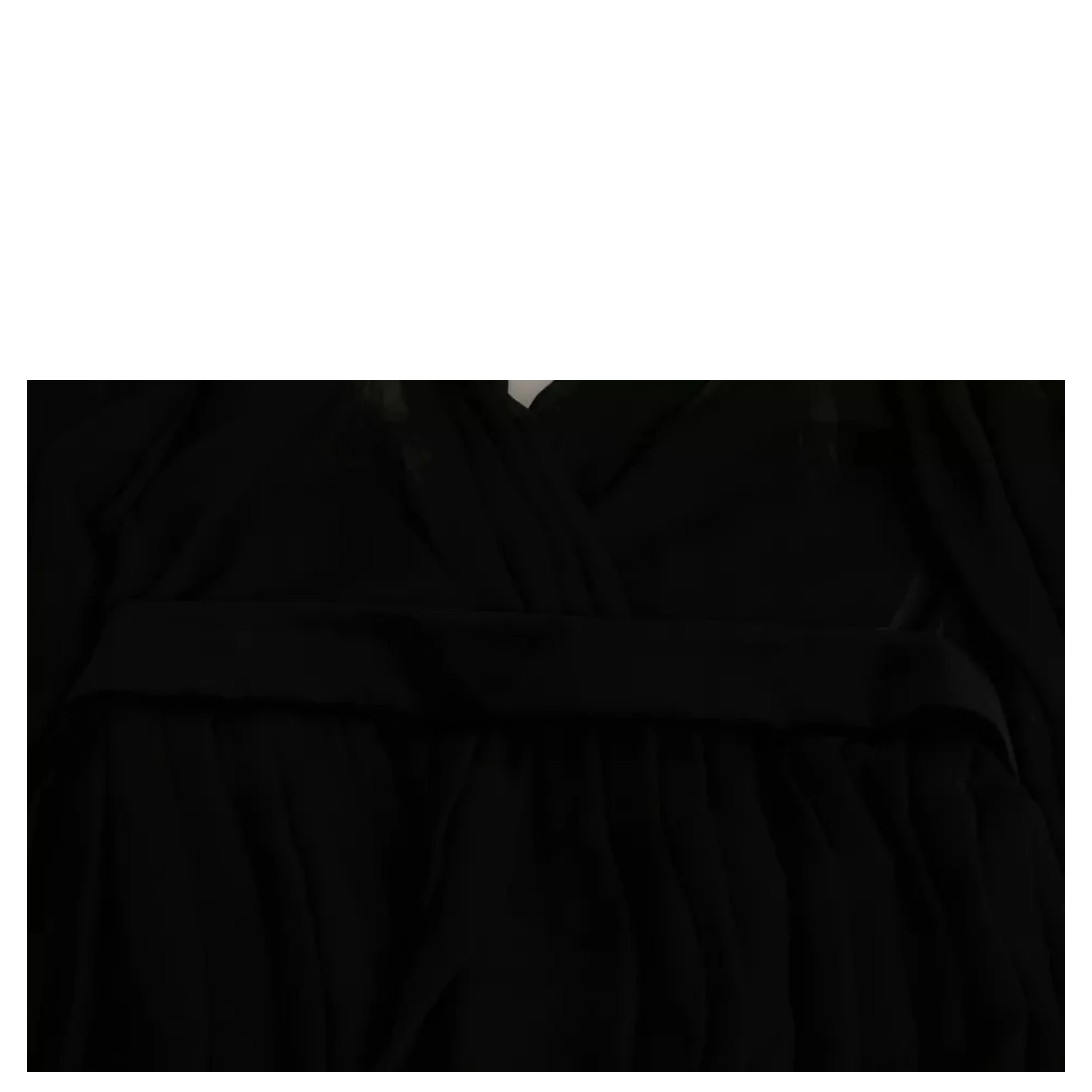 Black Mesh Pleated Mini Silk Blend Dress