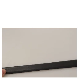 Black Classic Leather Silver Tone Metal Buckle Belt