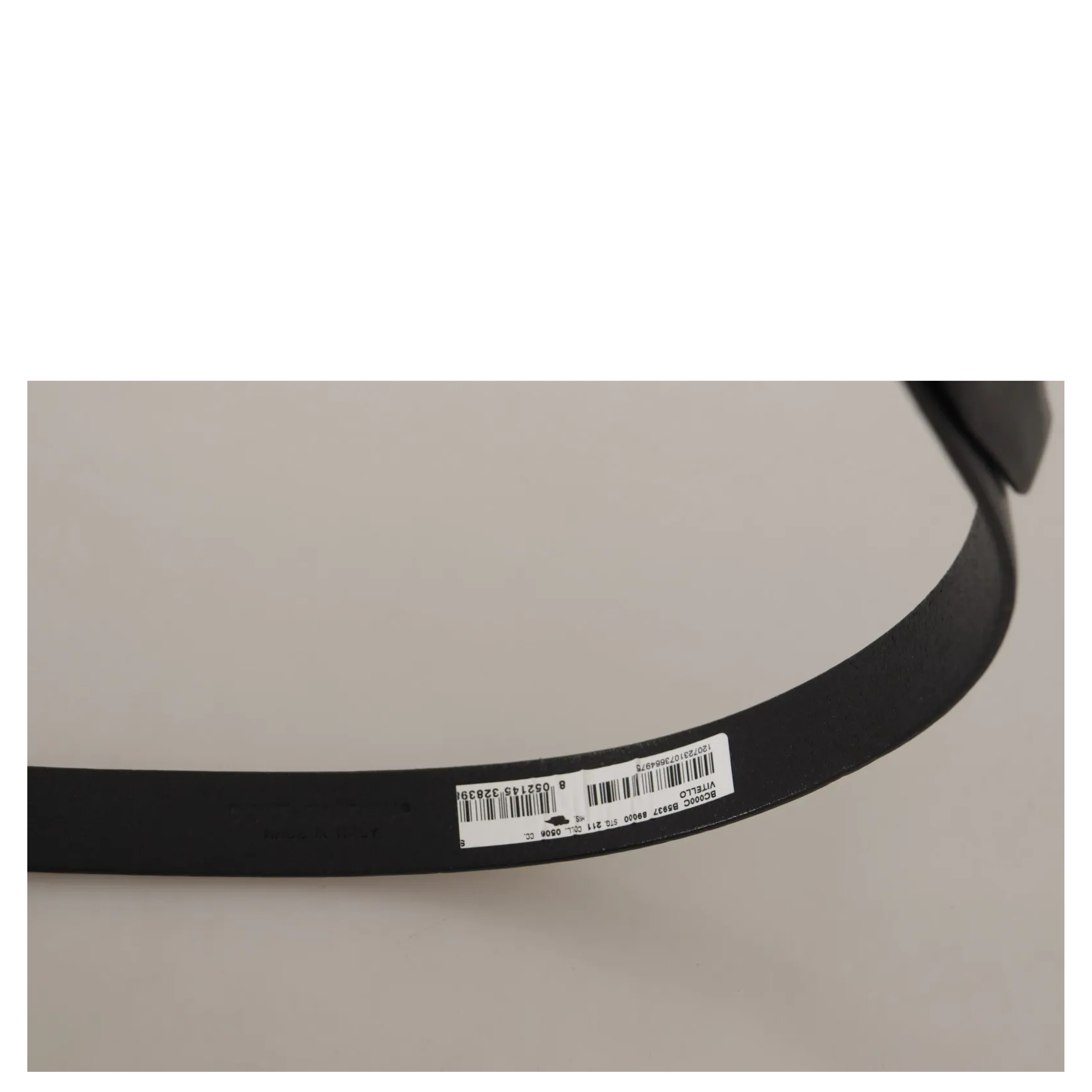 Black Classic Leather Silver Tone Metal Buckle Belt