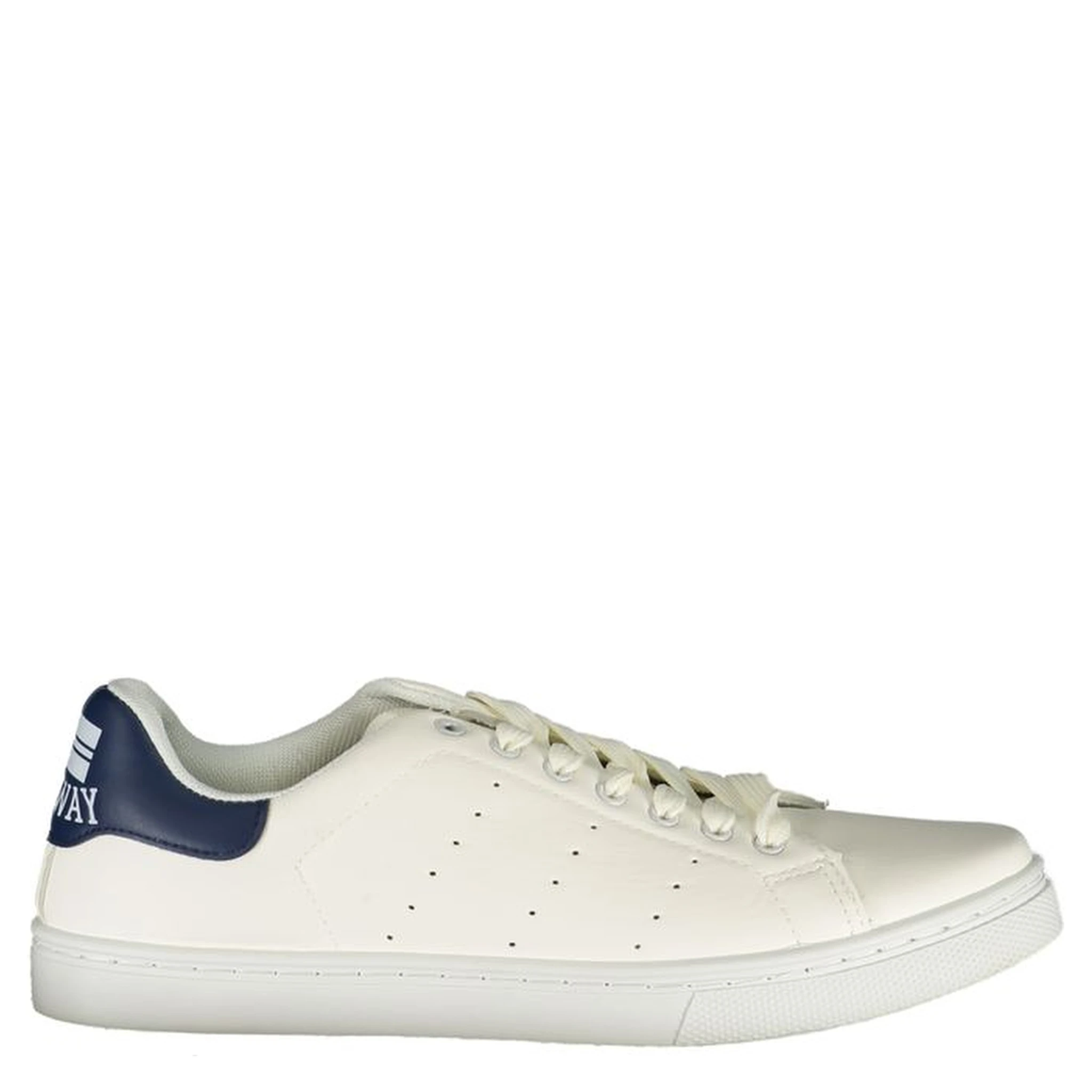 White Polyester Sneaker
