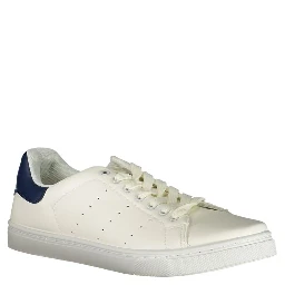 White Polyester Sneaker