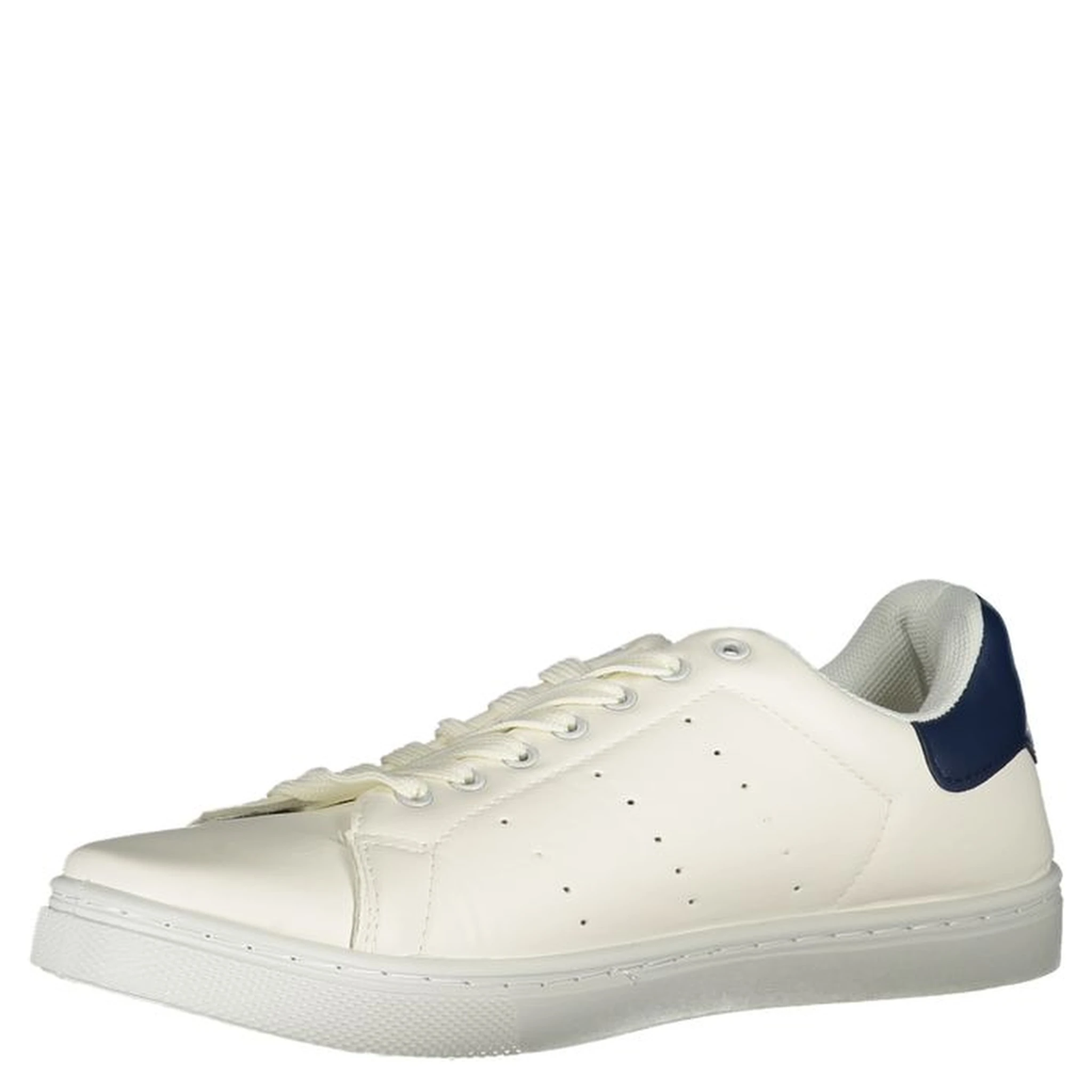 White Polyester Sneaker