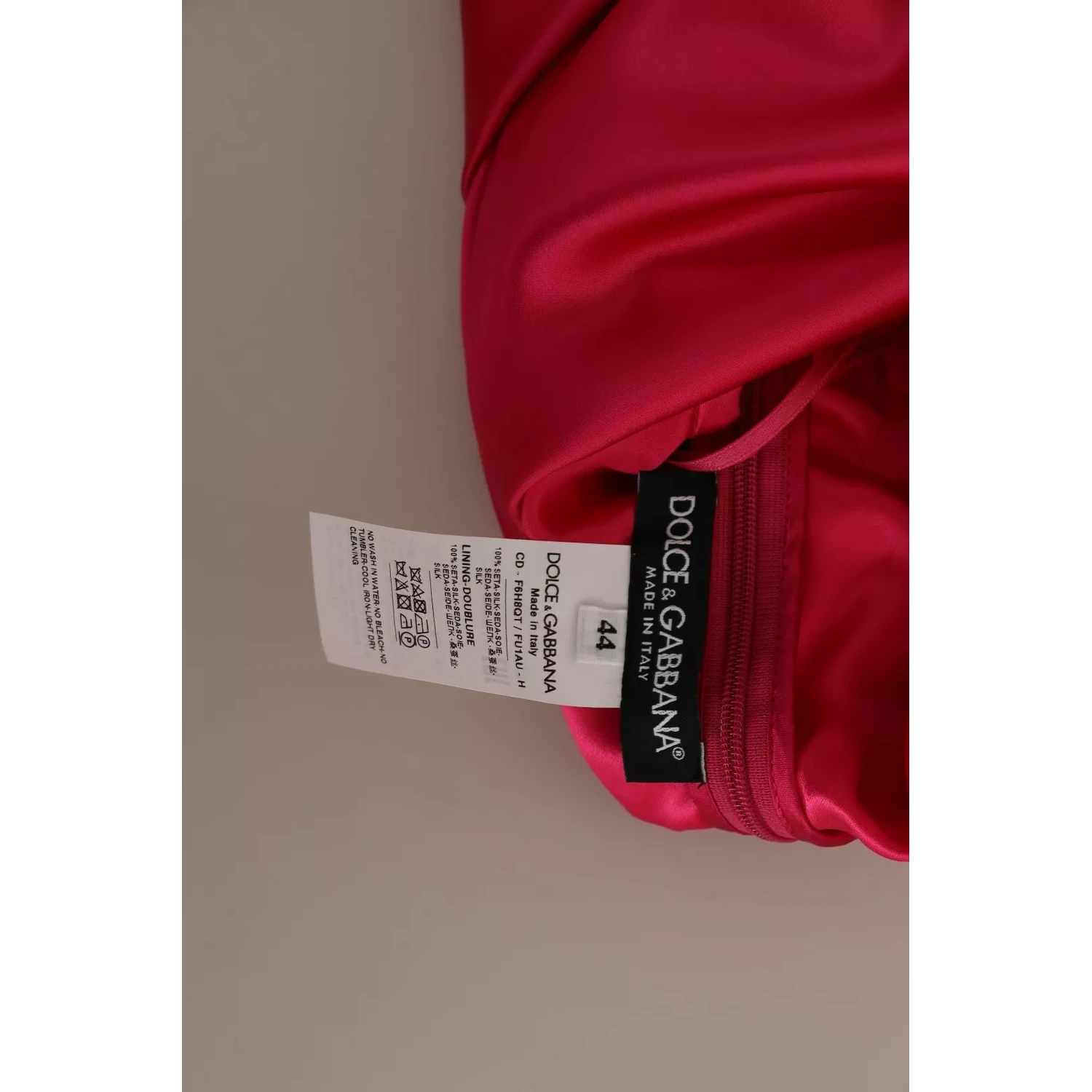 Fuchsia Fitted Cut One Shoulder Midi Dress