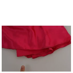 Fuchsia Fitted Cut One Shoulder Midi Dress
