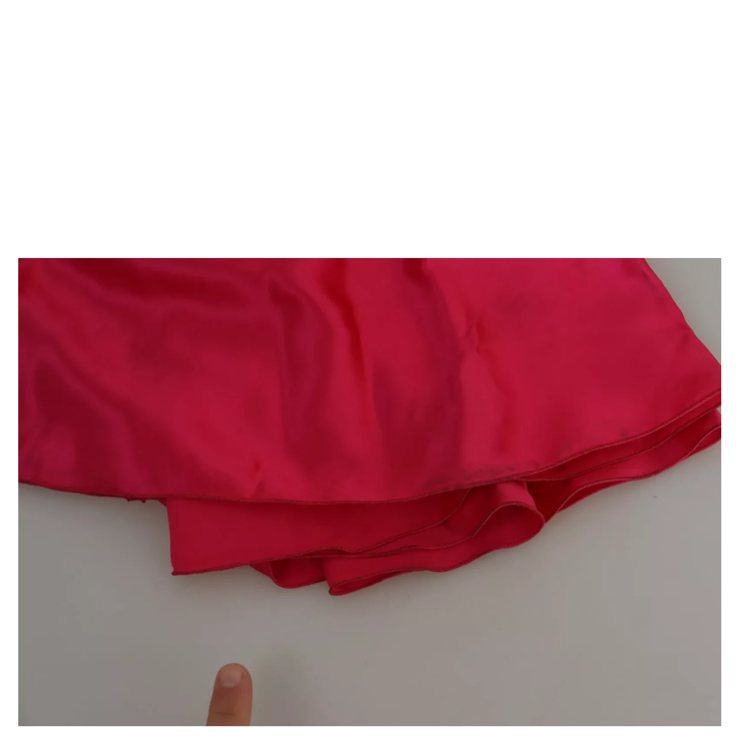 Fuchsia Fitted Cut One Shoulder Midi Dress