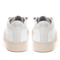 White Leather Athletic Sneakers