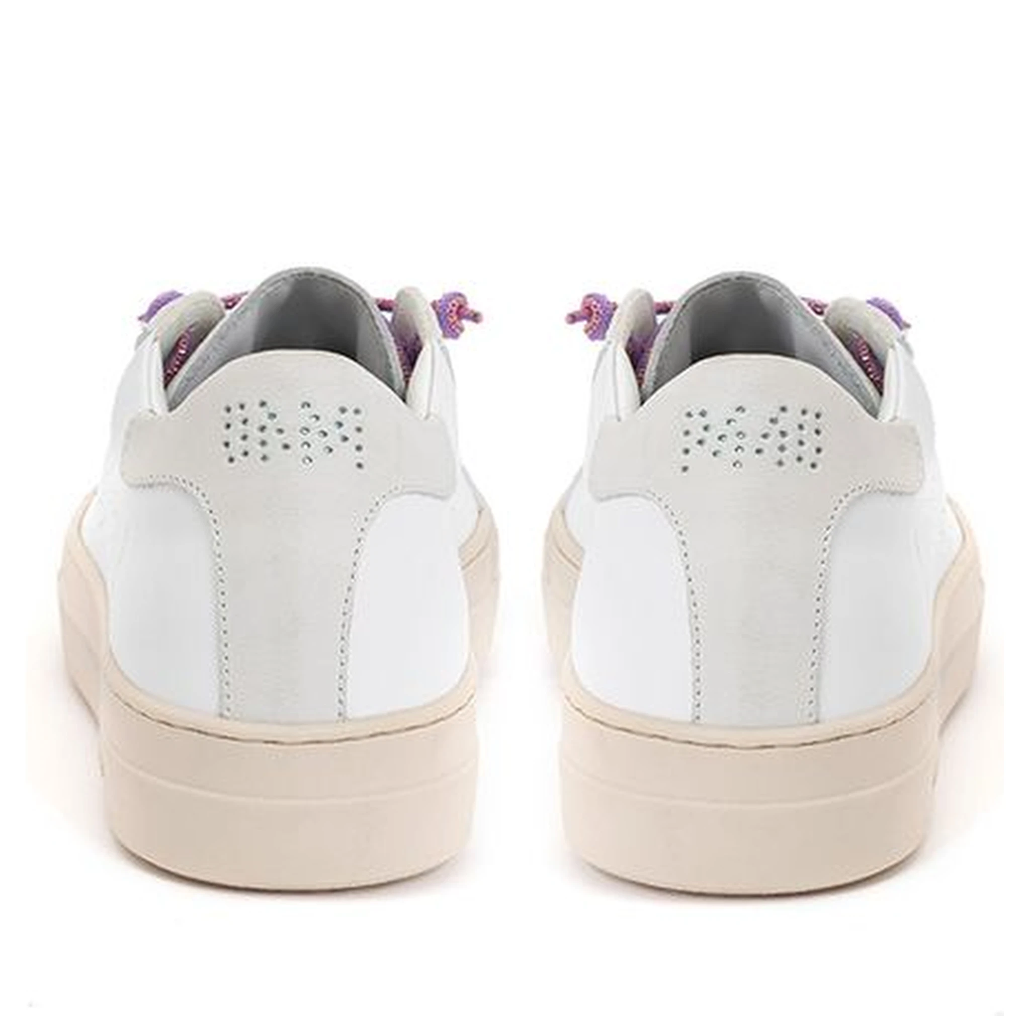 White Leather Athletic Sneakers