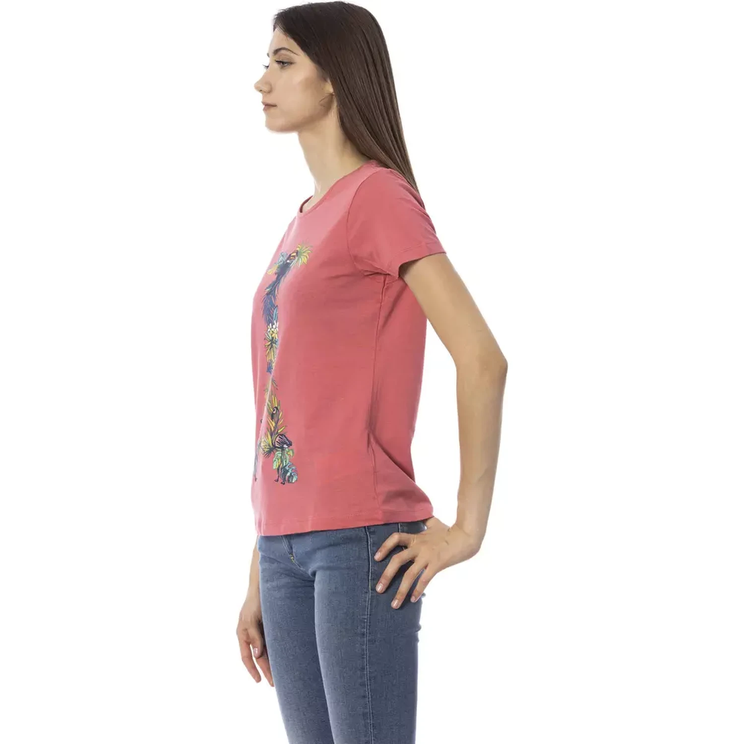 Fuchsia Cotton Tops & T-Shirt