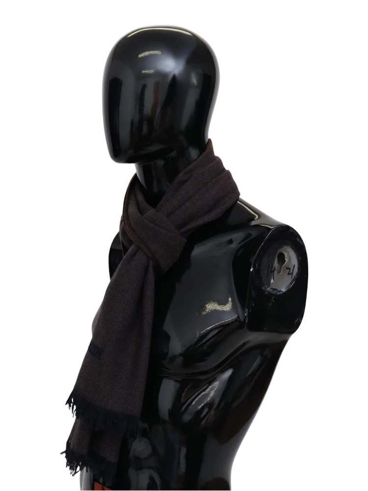 Brown 100% Cashmere Unisex Neck Wrap Fringes Scarf alternative
