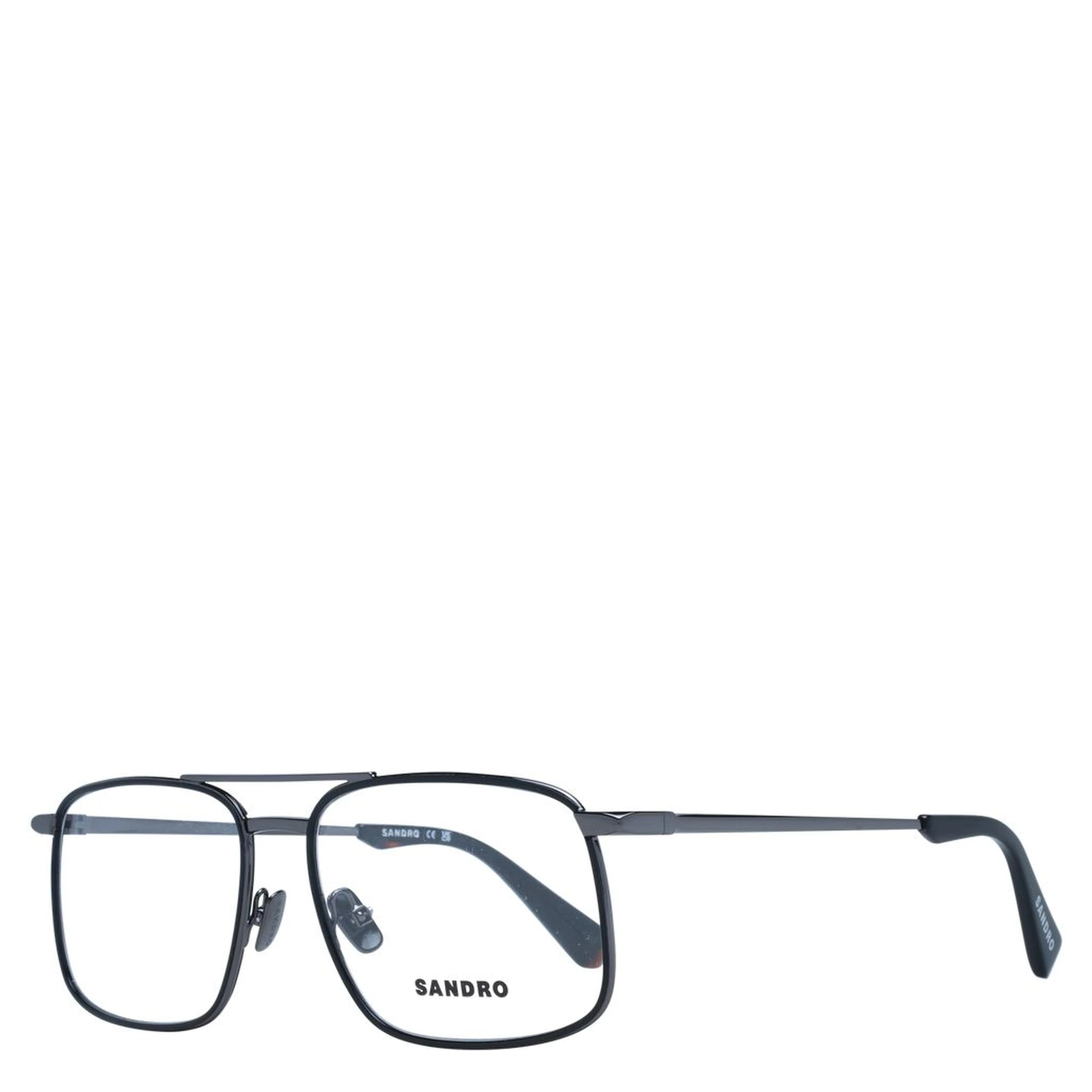 نظارات معدنية رمادية (إطارات)