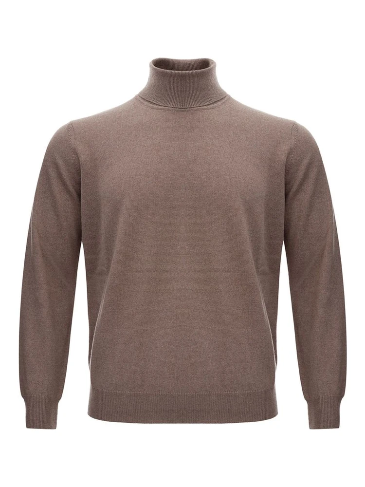 Brown Wool Turtleneck