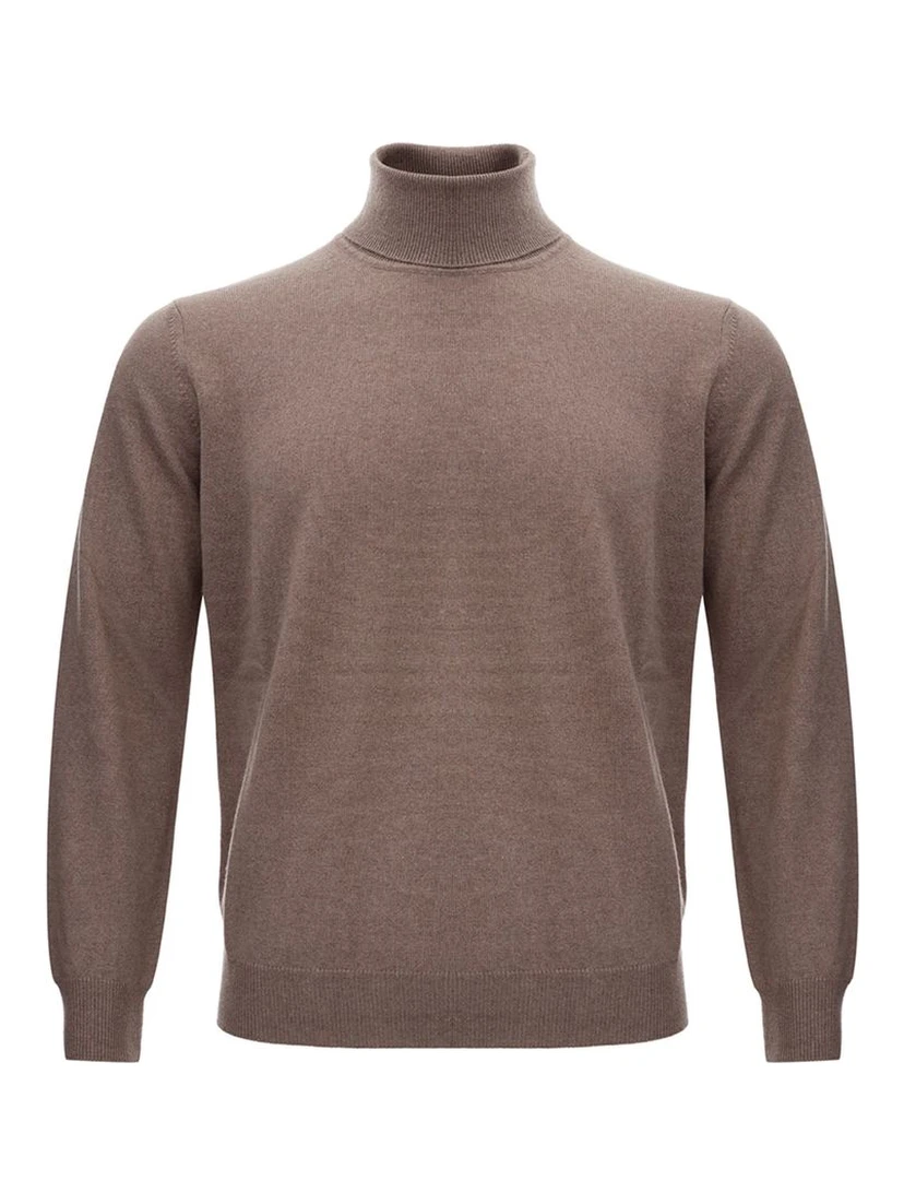 Brown Wool Turtleneck