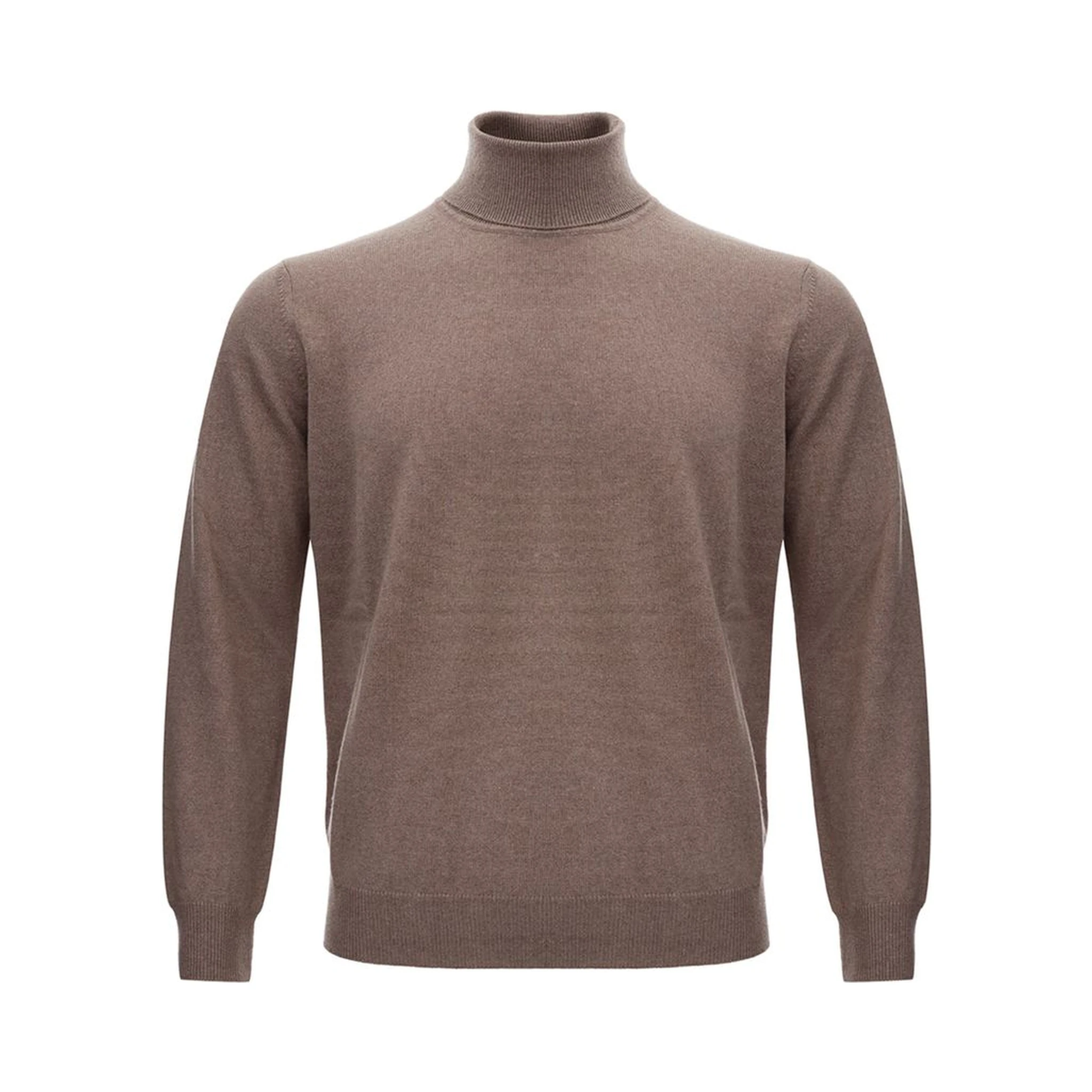 Brown Wool Turtleneck