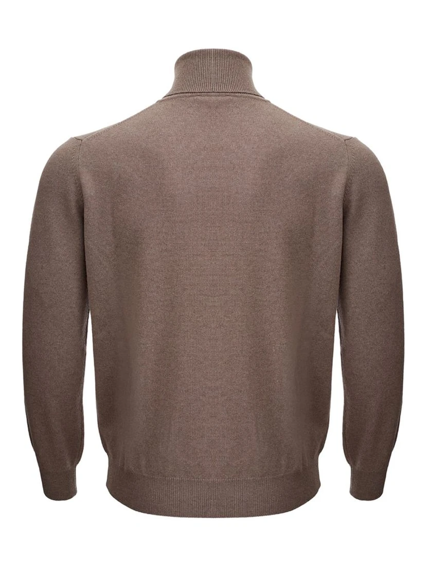 Brown Wool Turtleneck