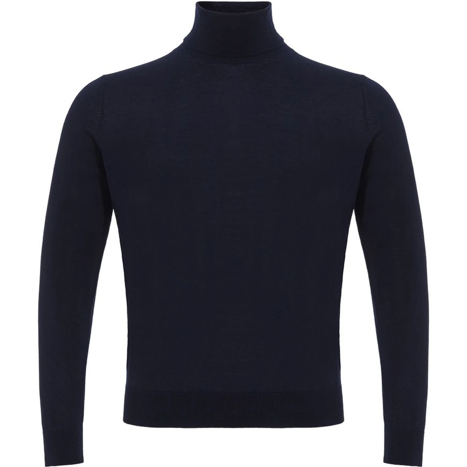 Blue Cashmere Turtleneck