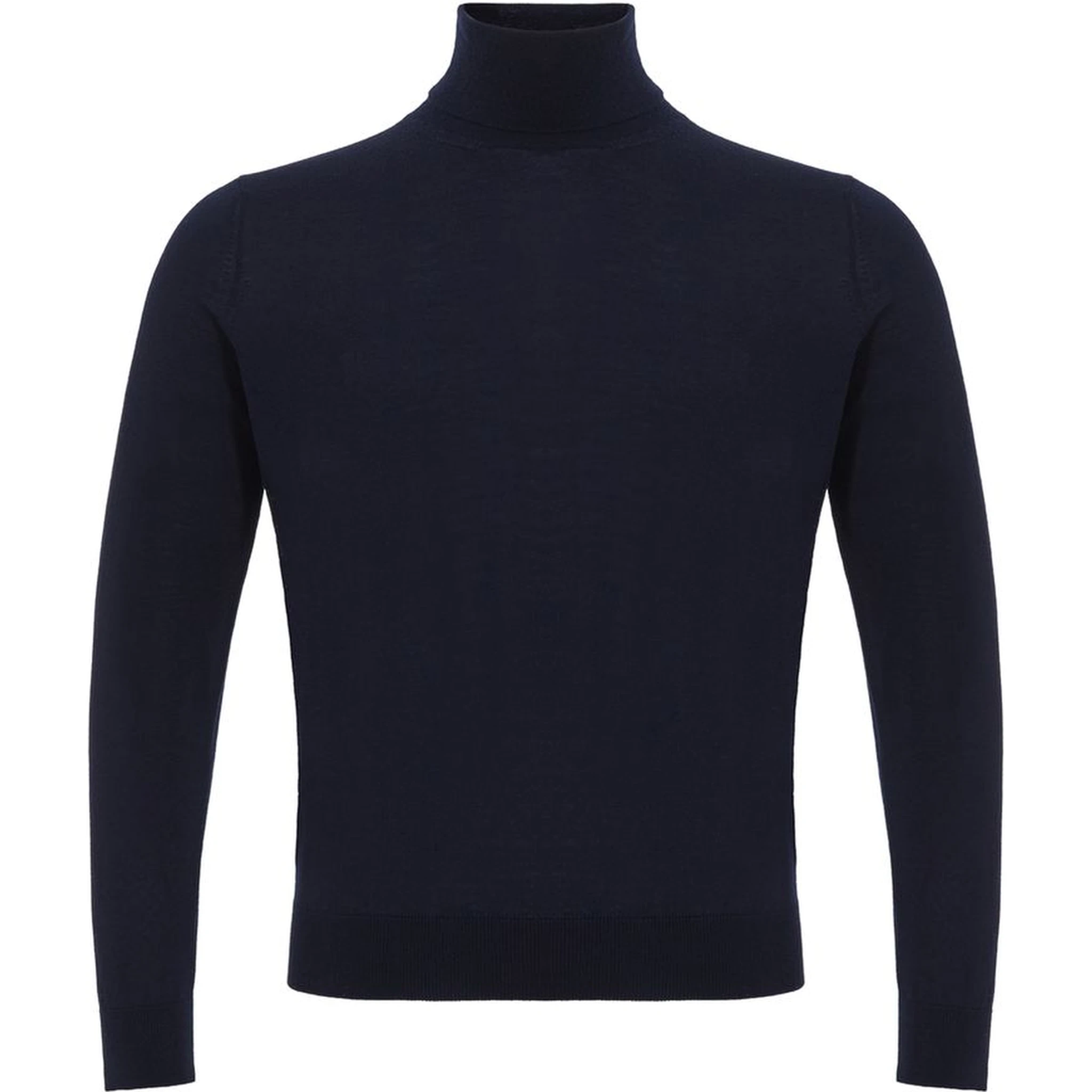 Blue Cashmere Turtleneck