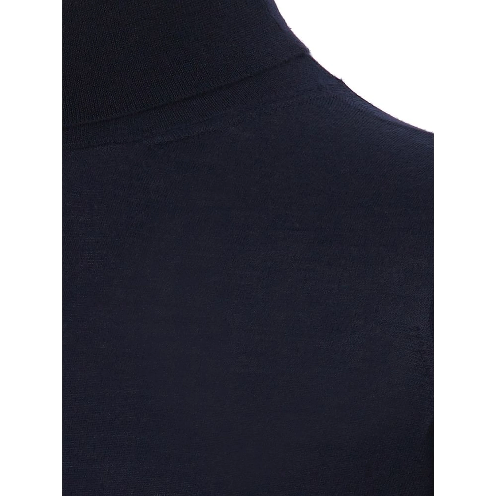 Blue Cashmere Turtleneck