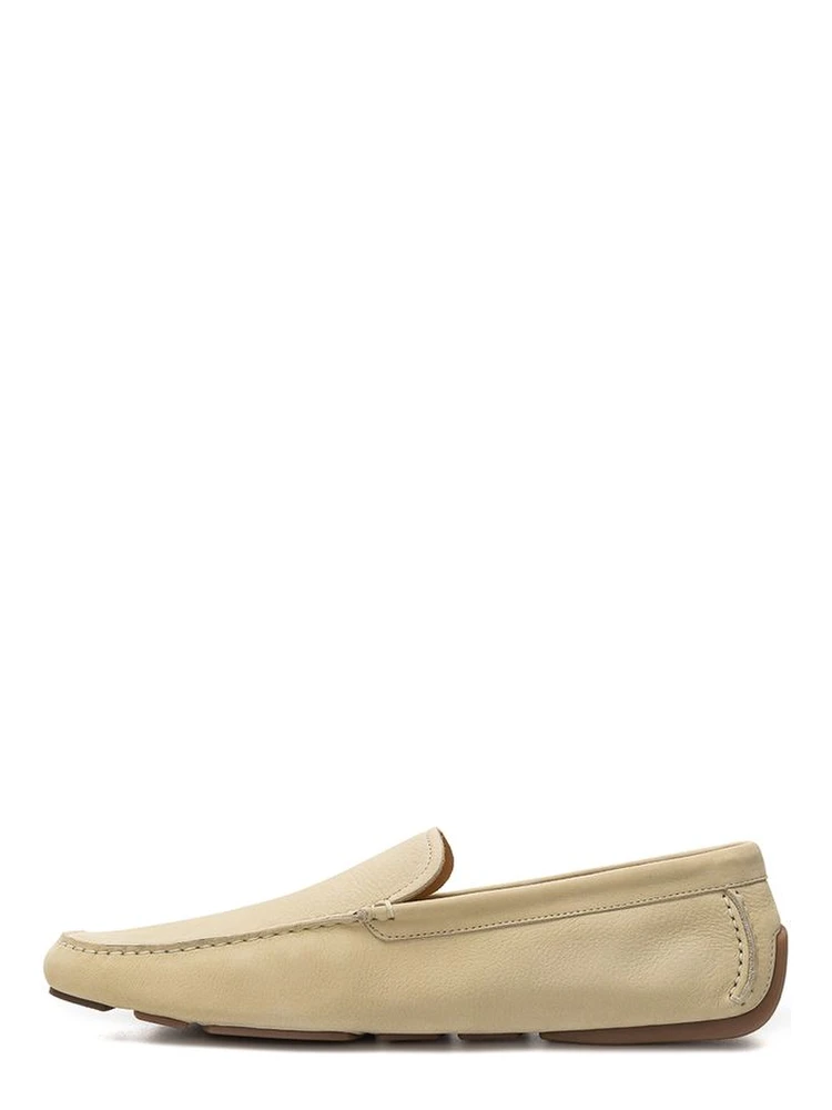Beige Leather Moccassin alternative