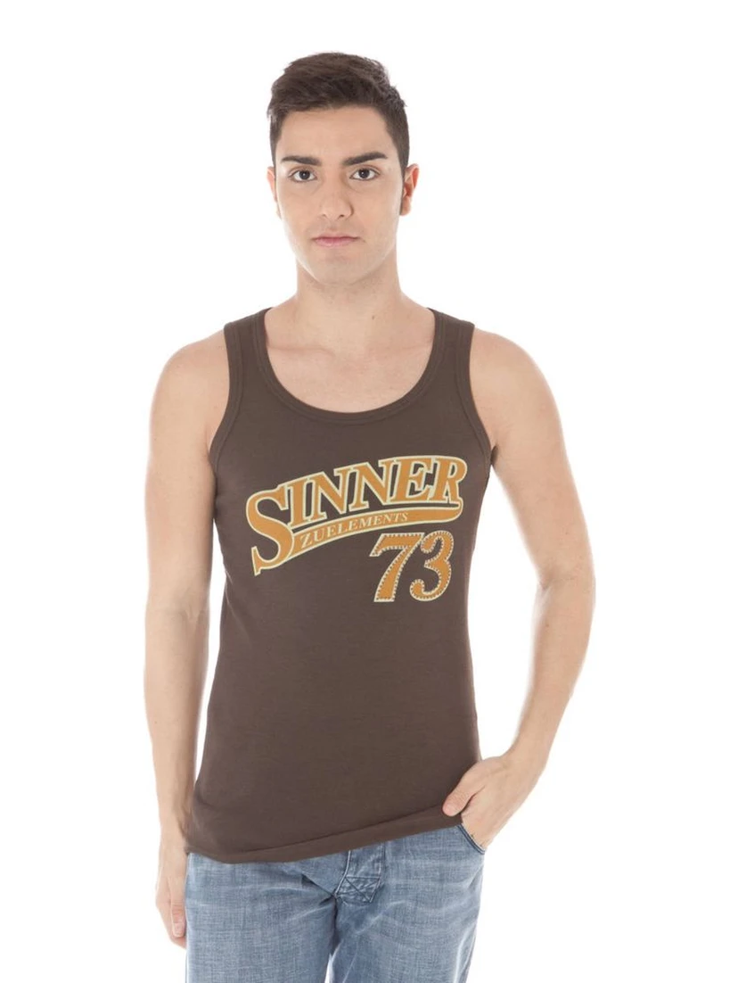 Brown Cotton T-Shirt