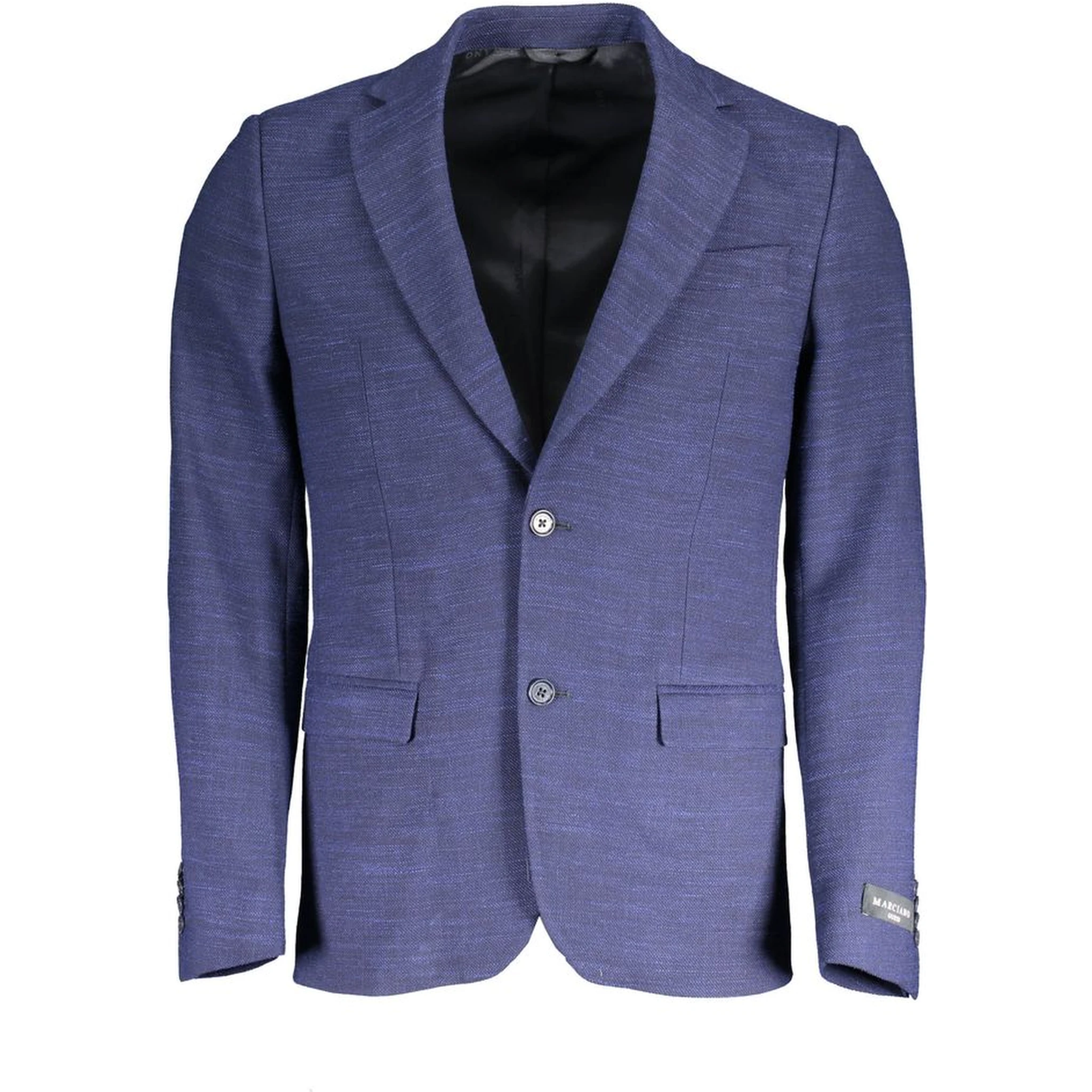 Blue Polyester Jackets & Coat