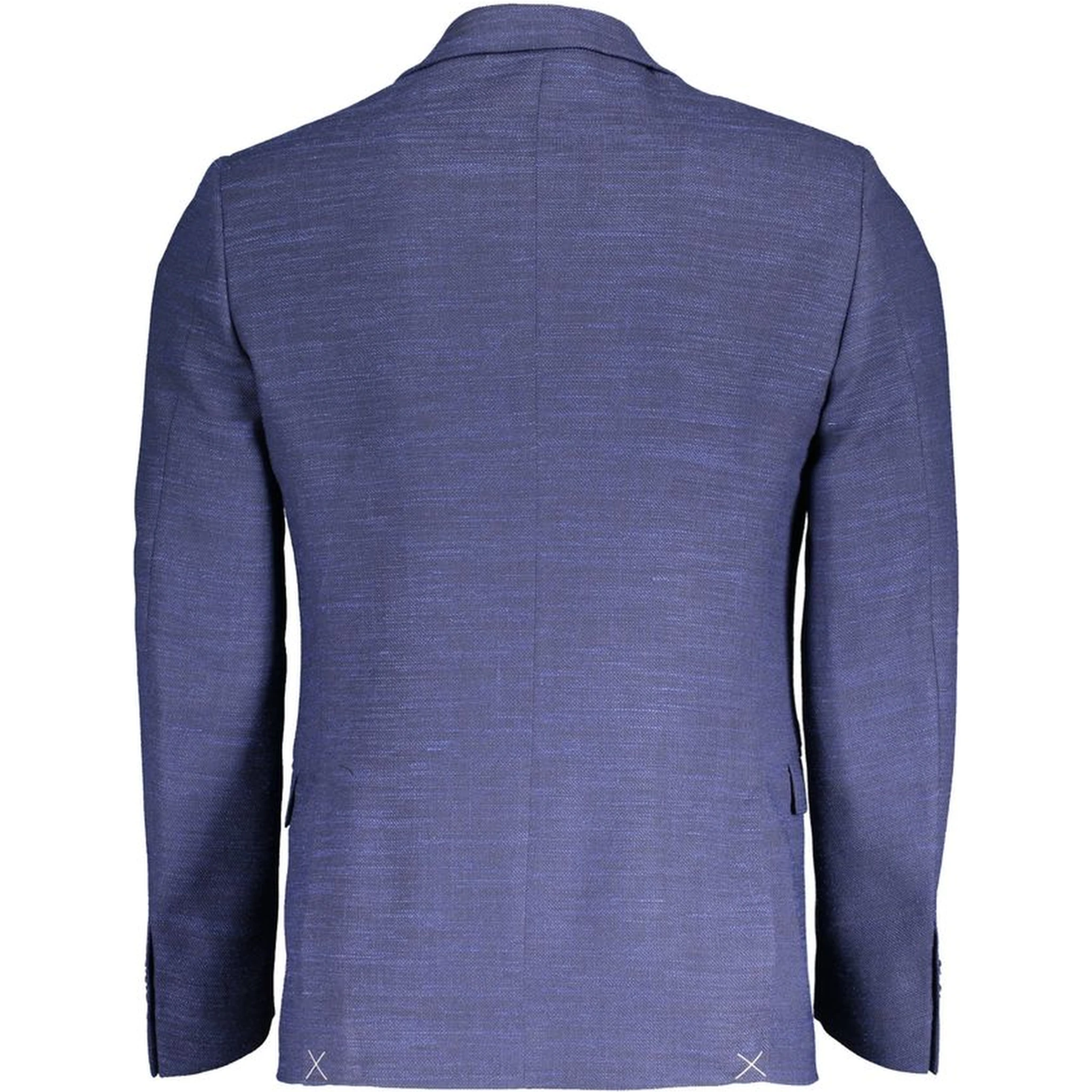 Blue Polyester Jackets & Coat