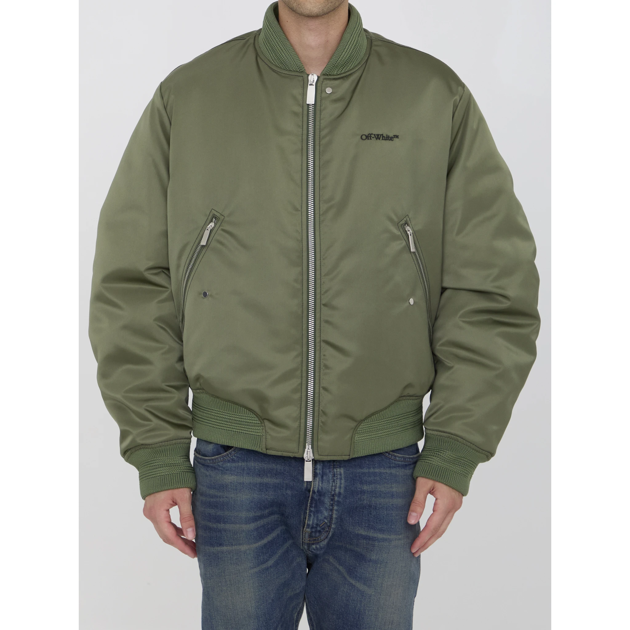 Four Leaf Clove bomber jacket