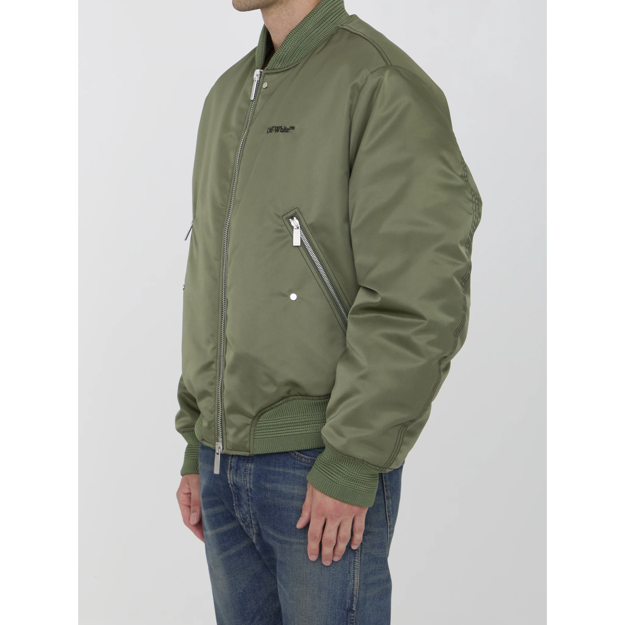 Four Leaf Clove bomber jacket