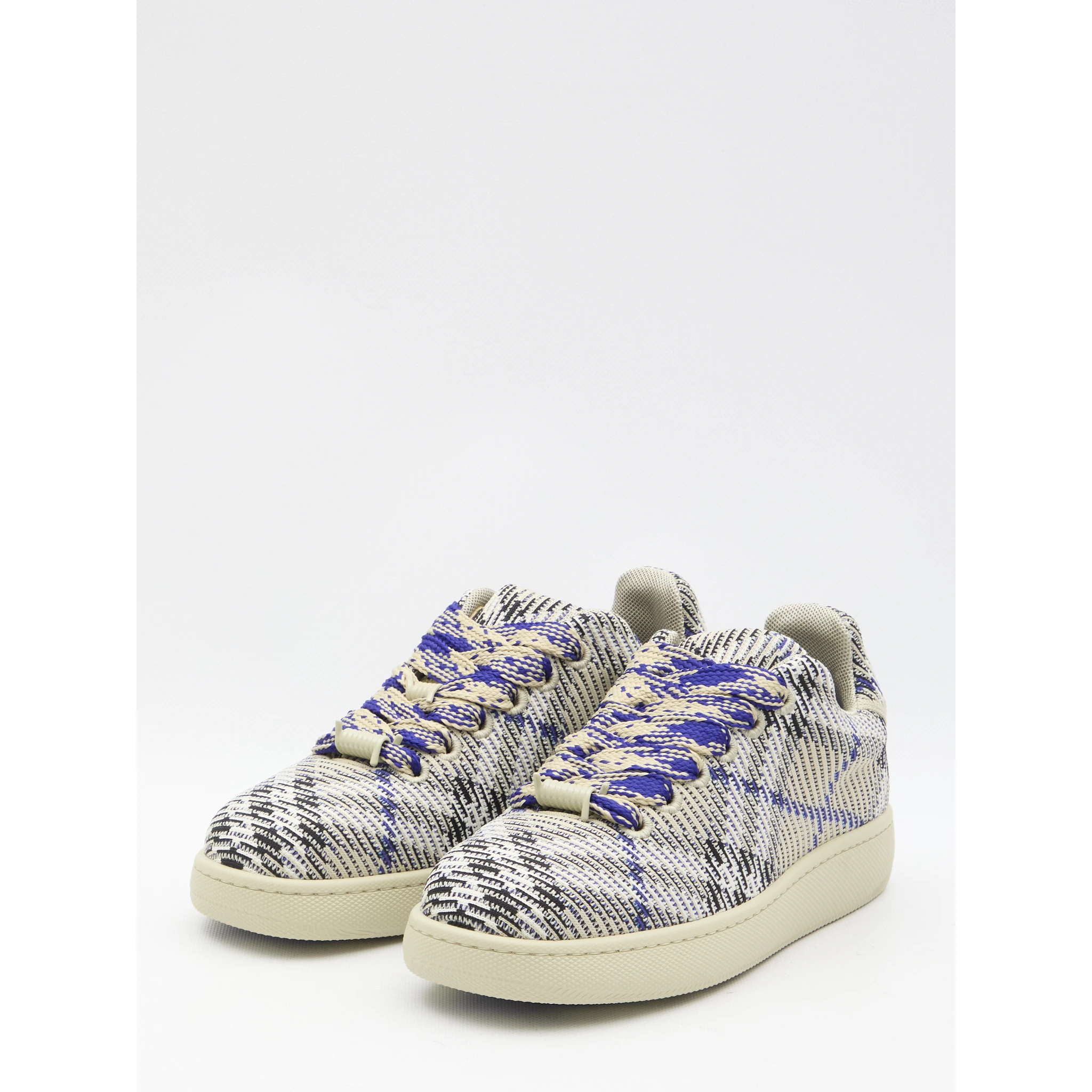 Check Knit Box sneakers