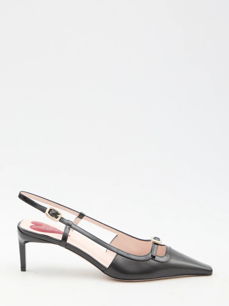 Viv' Canard slingback pumps
