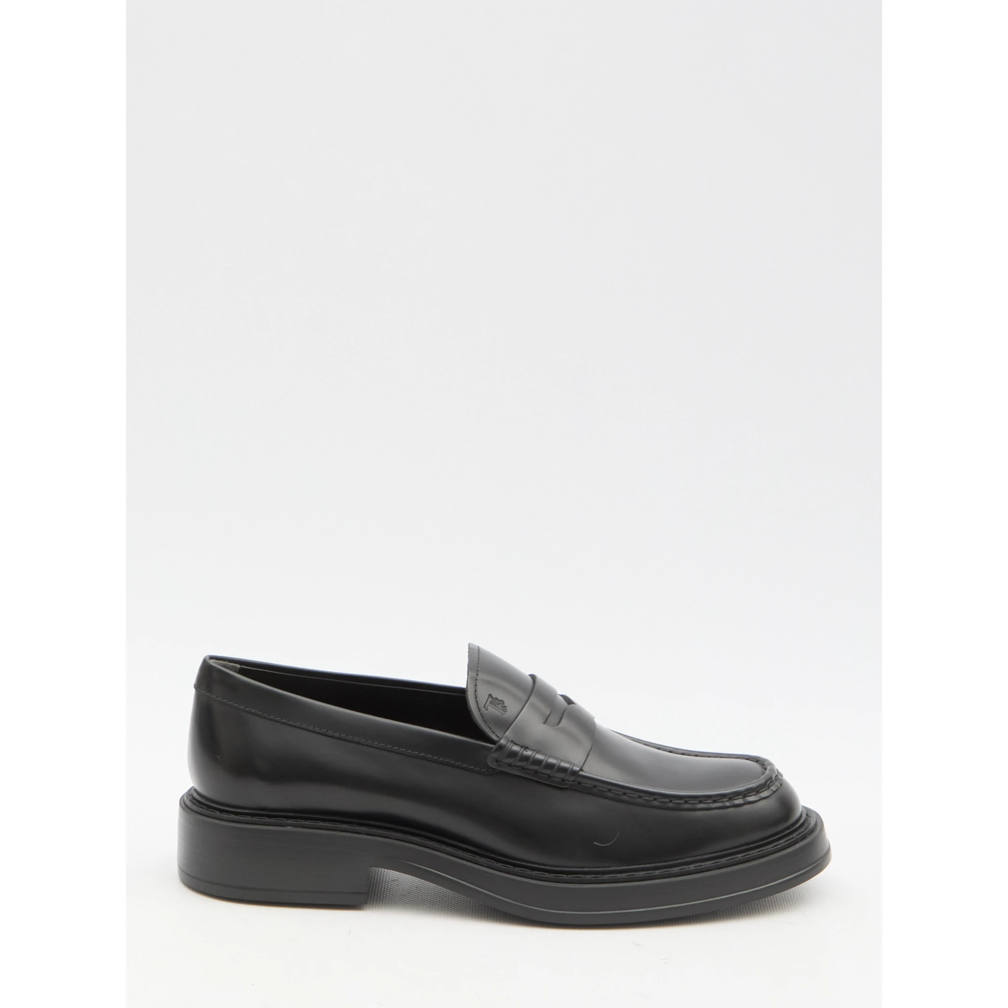 Leather loafers