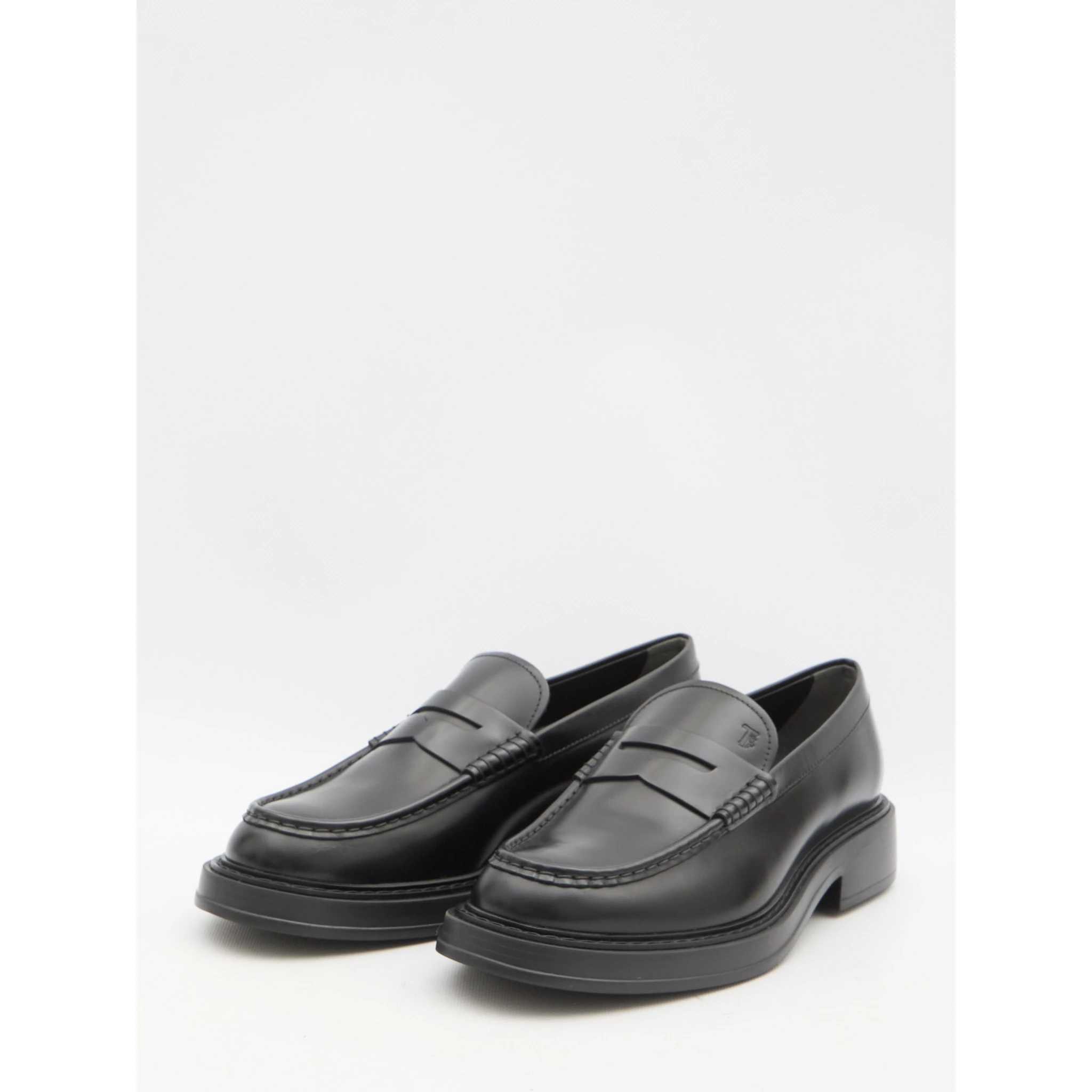 Leather loafers