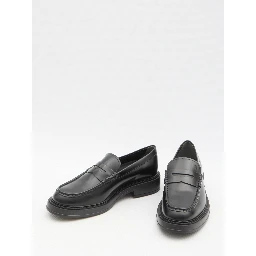 Leather loafers