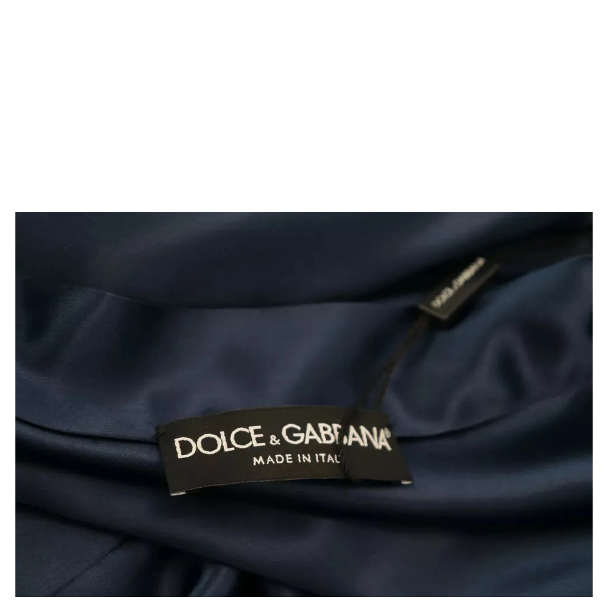 Blue Satin Silk Waist Belt Robe Jacket