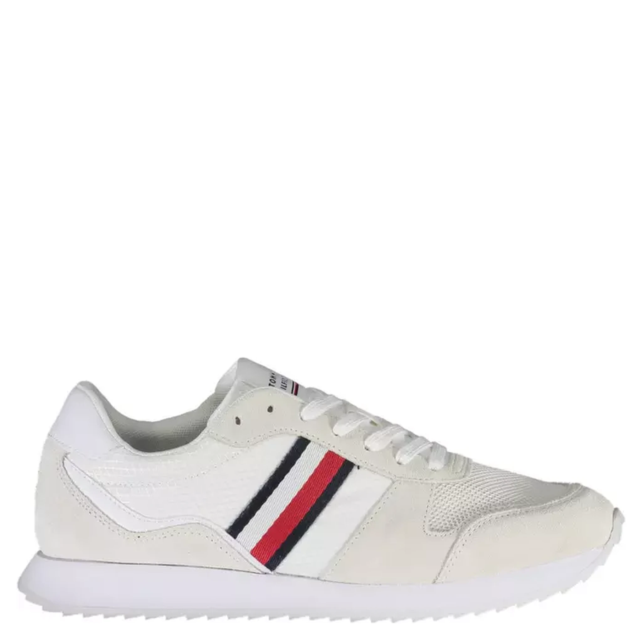 White Polyester Sneaker