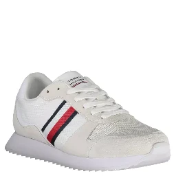 White Polyester Sneaker
