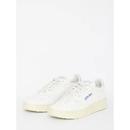 Medalist White And Silver Tone Sneaker