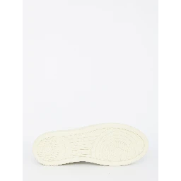 Medalist White And Silver Tone Sneaker