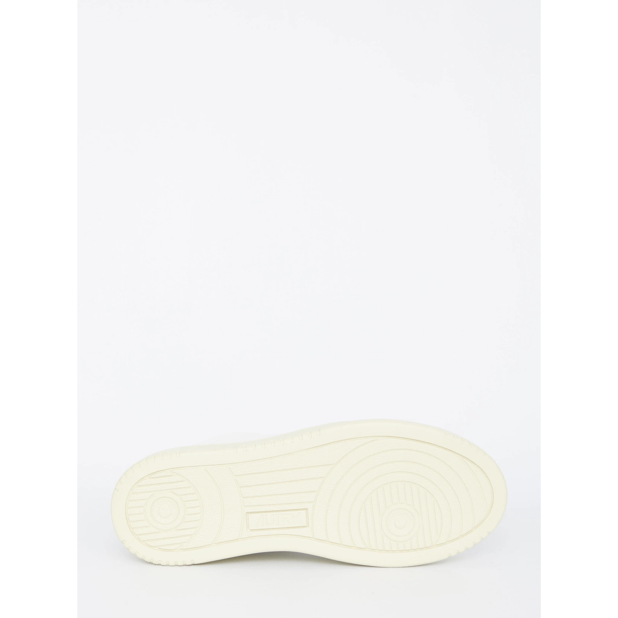 Medalist White And Silver Tone Sneaker