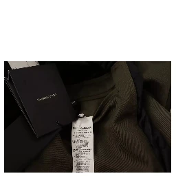 Green Cotton DG Love Blouson Coat Jacket