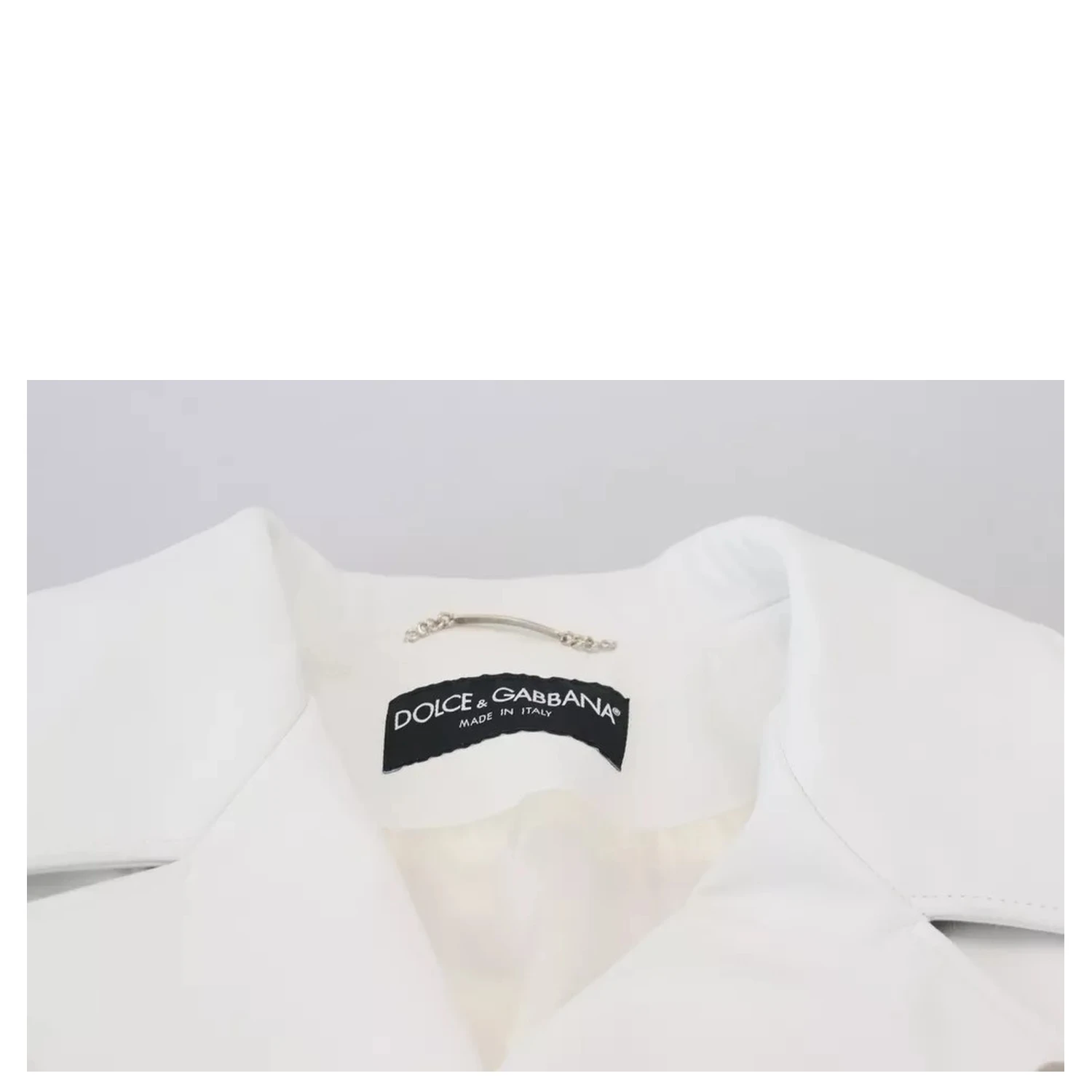 White Leather Biker Coat Zipper Jacket