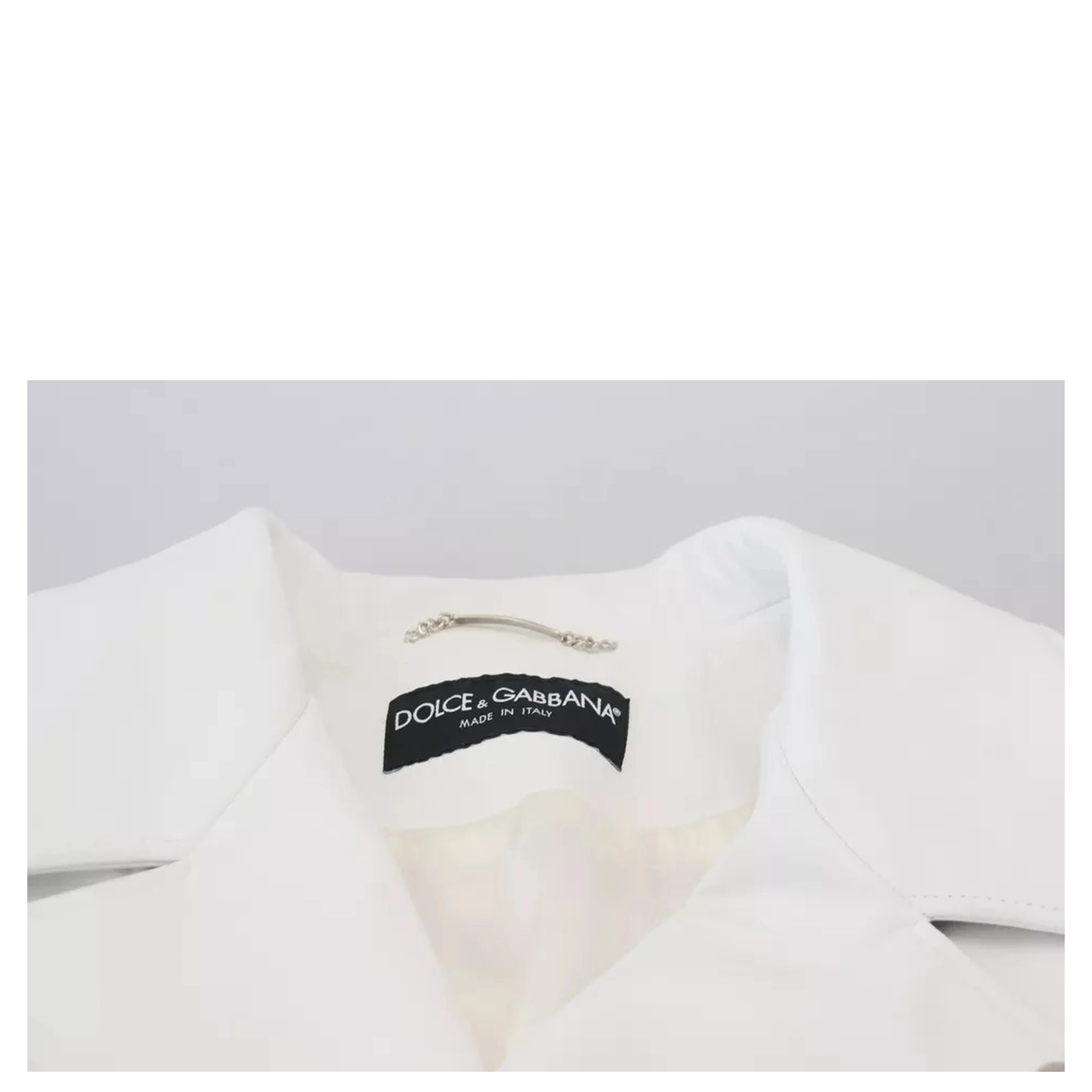 White Leather Biker Coat Zipper Jacket