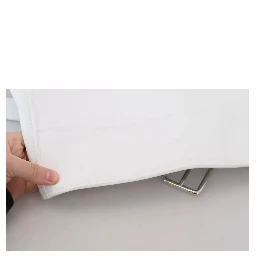 White Leather Biker Coat Zipper Jacket