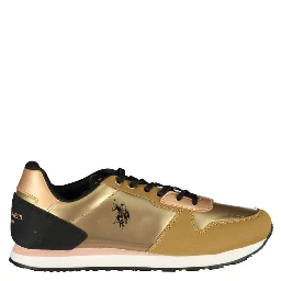 Gold Polyester Sneaker