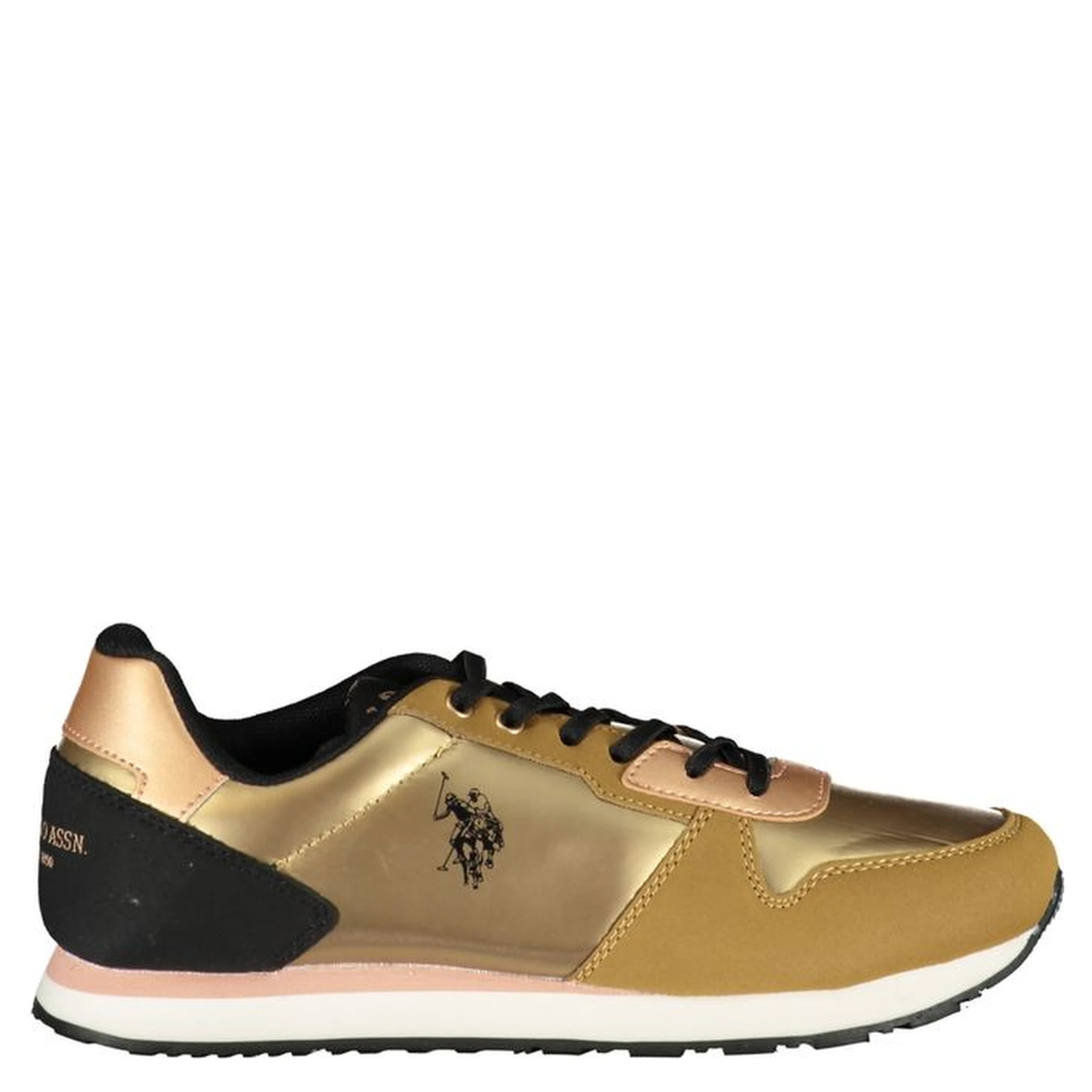 Gold Polyester Sneaker
